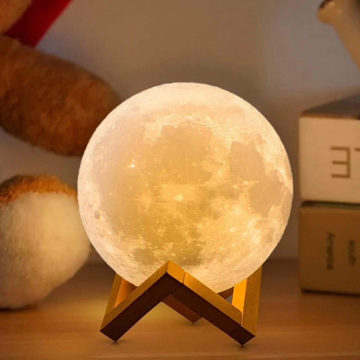 Abajur Decorativo - Lua Cheia 3D