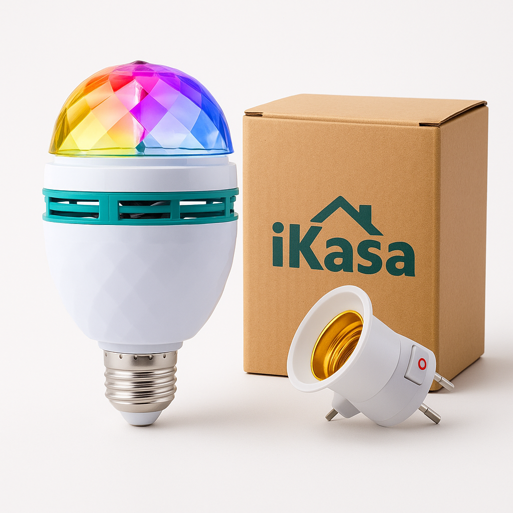 Lâmpada Giratória Rgb - PartyLight™